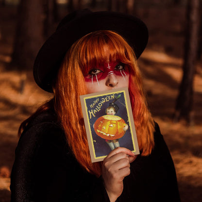 ceiba tree Halloween Cards 20 Pcs Retro Greeting Card Assorted Blank Notes Cards with Envelopes for Classroom Home Office Business