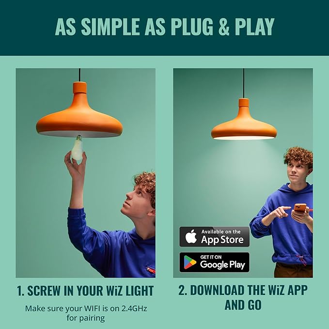 WiZ Connected 120W PAR38 LED Smart Light Bulbs - 3 Pack - Connects to Your Wi-Fi - E26 Smart Bulb - Control with Voice or App + Activate with Motion - Matter Compatible
