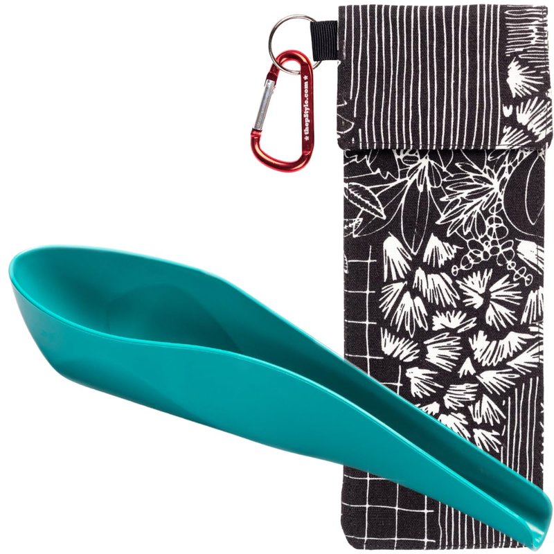 pStyle | Female Urination Device |Turquoise pStyle w/Midnight Black pCase | Made in USA | Pee Funnel for Women | Camping, Hiking, Travel, Gender Affirmation & More | Portable Urinal