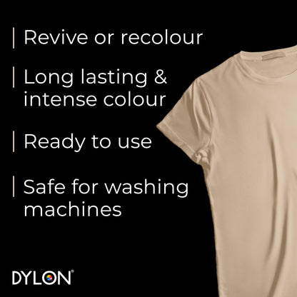 Dylon Washing Machine Fabric Dye Pod for Clothes & Soft Furnishings, 350g – Sandy Beige