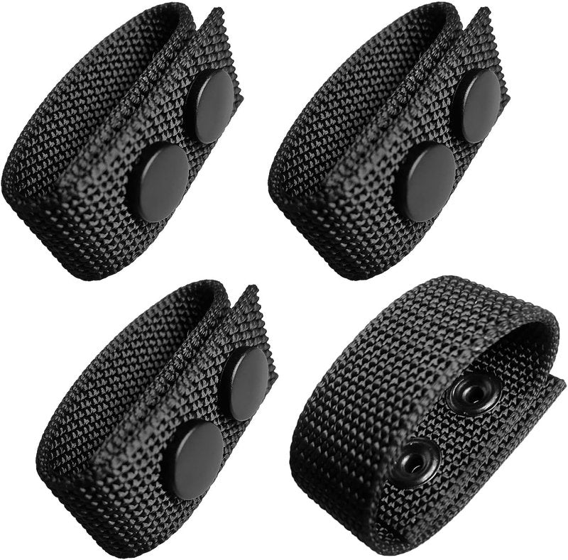 Tactical Duty Belt Keeper - Nylon Double Snaps for 2"-2.25" Belts | Police Accessories