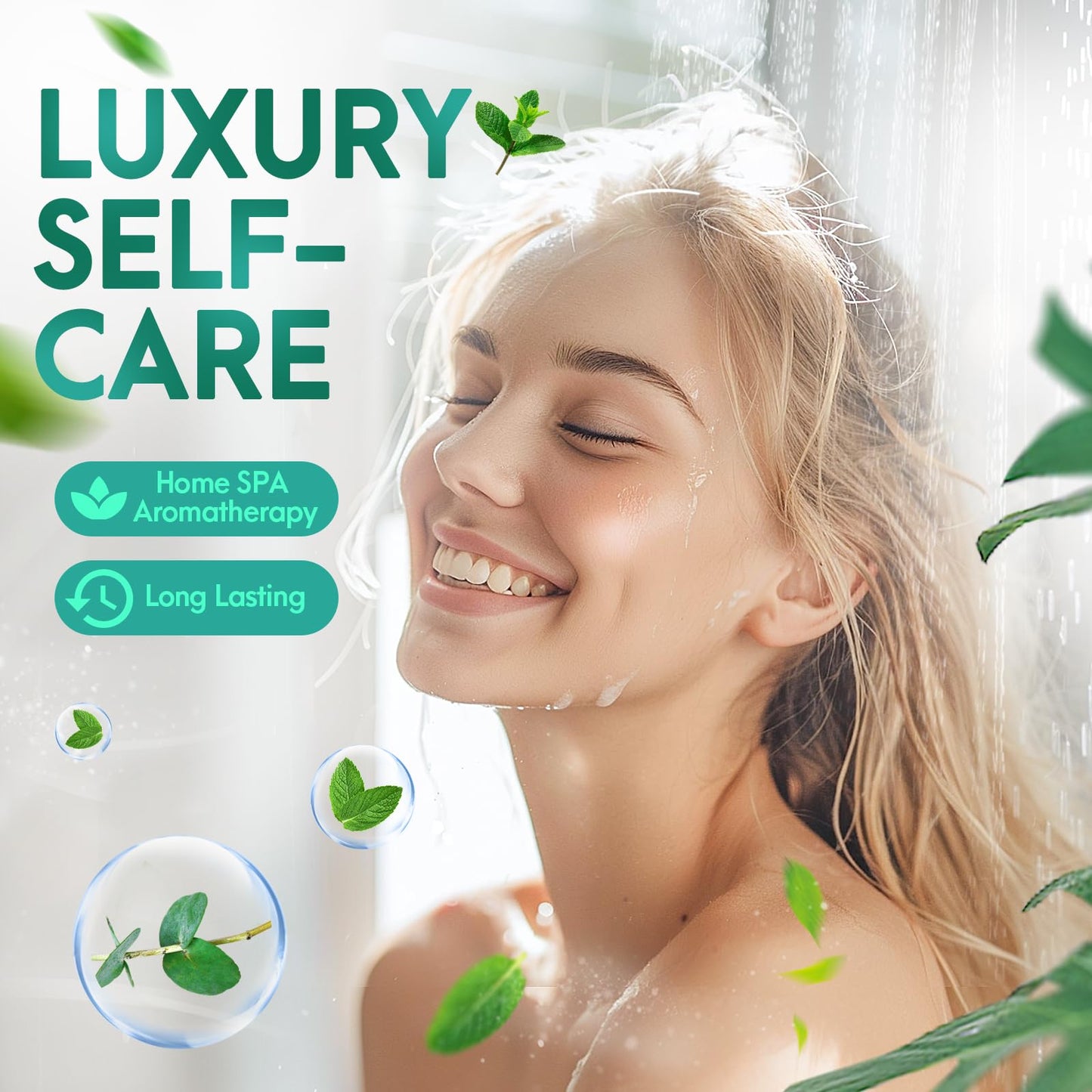 Eucalyptus Shower Steamers Aromatherapy: Eletorot 6 Pack Shower Bombs, Halloween Boo Basket Stuffers for Him, Christmas Stocking Stuffers for Men, Stress Relief Self Care Birthday Gift for Mens Dad