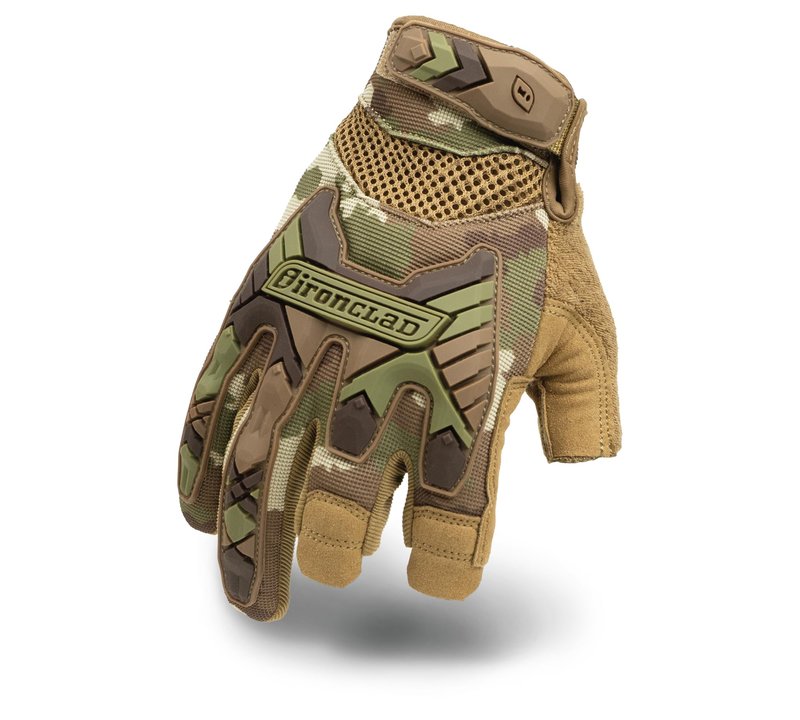 Ironclad EXOT-FRICAM-03-M Tactical Trigger Camo Gloves, Medium