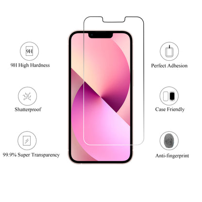 Ailun Screen Protector for iPhone 16 / iPhone 15 / iPhone 15 Pro [6.1 Inch] Display 3 Pack Tempered Glass, Dynamic Island Compatible, Case Friendly [Not for iPhone 16 Pro 6.3 Inch].