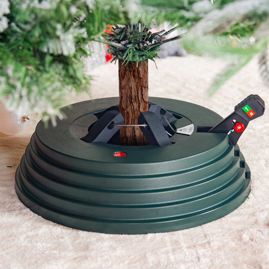 XXGFRM Christmas Tree Stand with Water Reservoir, Fast Clamp, Foot Pedal, Water Level Indicator, Fits up to 9FT