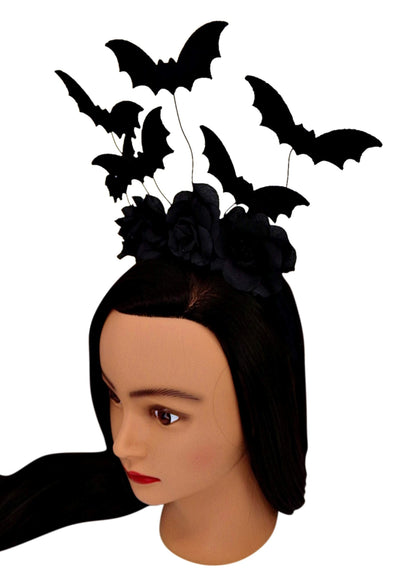 Needzo Halloween Black Bat Headband Costume Accessory