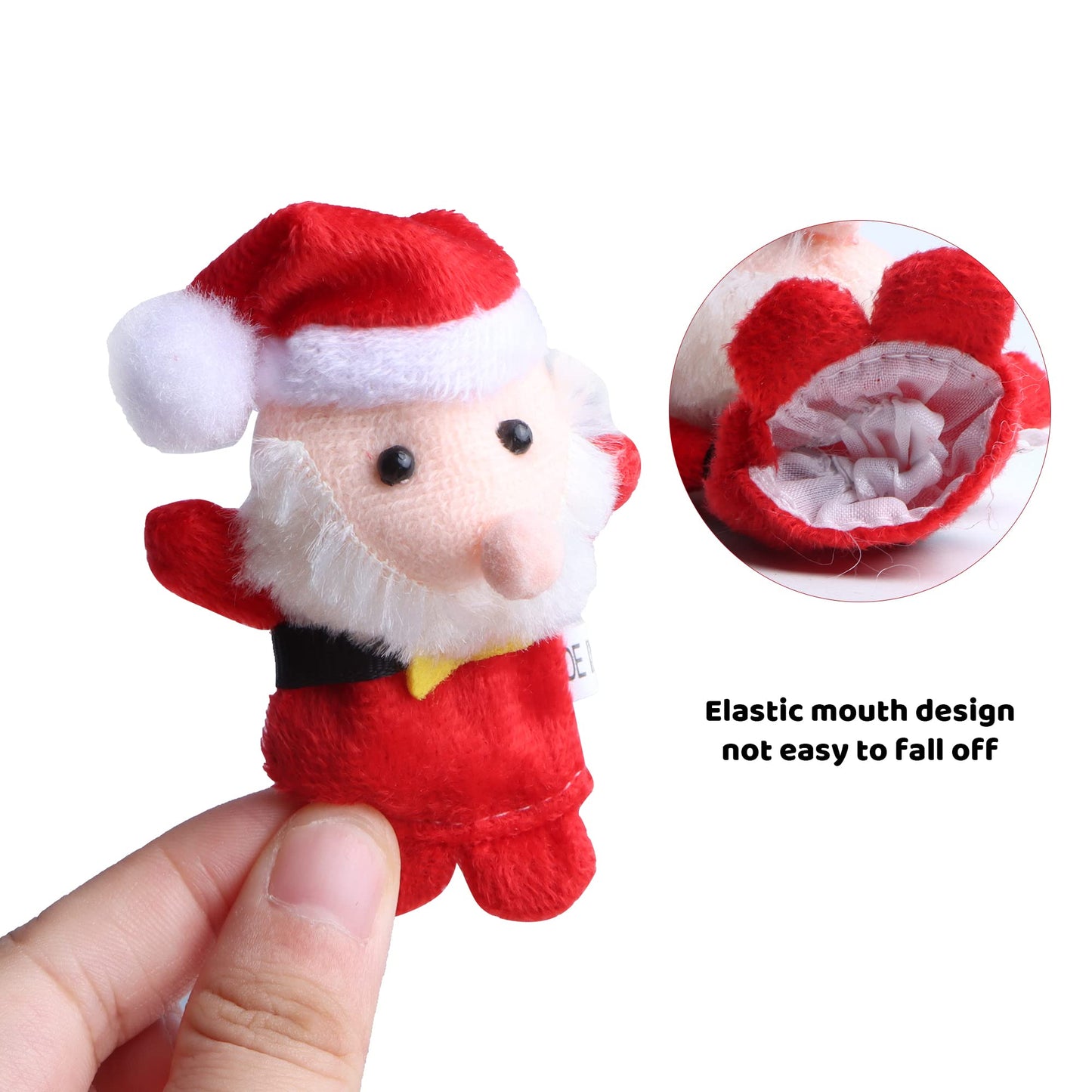 JOYIN Christmas Advent Calendar 2025 with Finger Puppets,24 Days Christmas Countdown Advent Calendar with Plush Animal Finger Puppets for Girls Kids Party Favors,Classroom Prizes Xmas Party Favor Gift