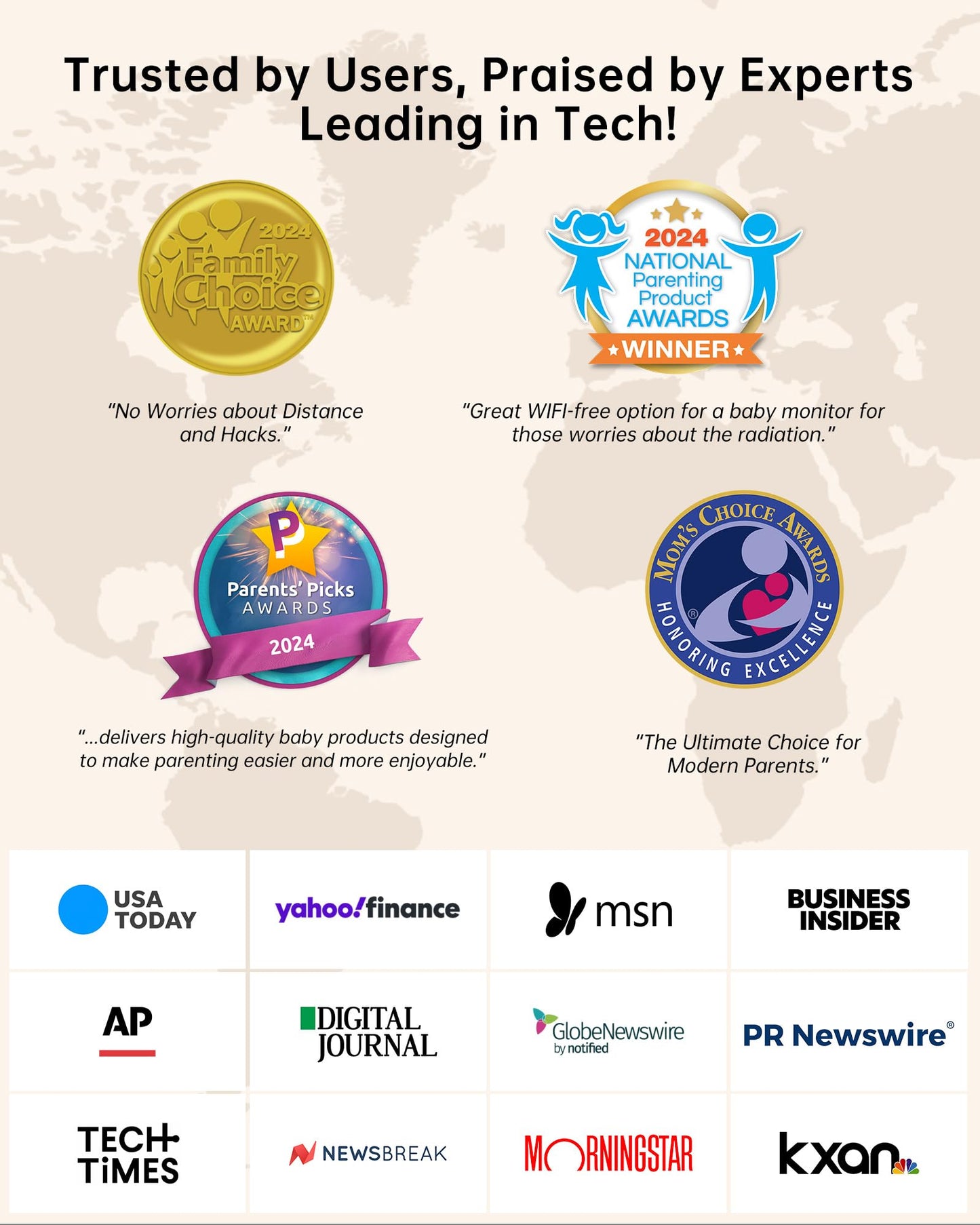 Jartoo 2K Video Baby Monitor with Camera and Audio, 3000ft Long Range Baby Monitor No WiFi 5.5" FHD Screen ANC Baby Camera Wireless, Feeding Clock, Night Vision, 2-Way Talk, AI Cry Detect, 6000mAh