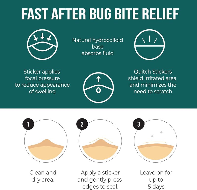 Mosquito Bite Relief Patches for Kids | Safari Animal Design - Effective Anti-Itch Solution for Summer Adventures
