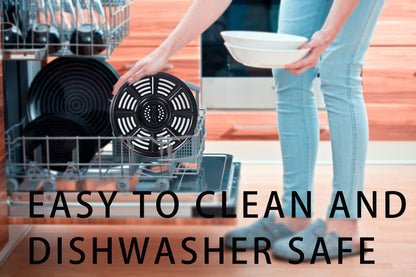 Air Fryer Replacement Crisper Plate For Ninja AF100 to AF150,Grill Pan for Ninja FD401 Foodi OP300 to OP500 Crisper Plate,Air fryer Accessories,Non-Stick