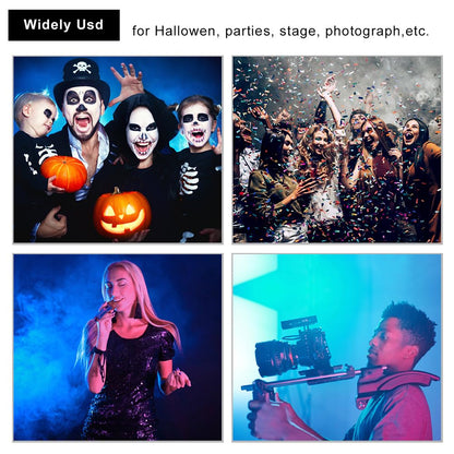 BORGOVA Fog Machine, Small Smoke Machine for Parties Halloween Stage, Auto Mode 400 Watts