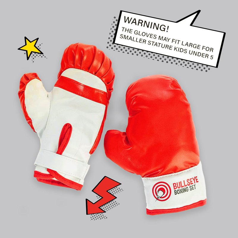 Whoobli Punching Bag for Kids and Toddler Incl Boxing Gloves| 3 4 5 6 7 8+ Years Old Adjustable Kids Boxing Bag with Stand| Sports Toy for Boys| Ideal Christmas Birthday Gift for Children; New 2026