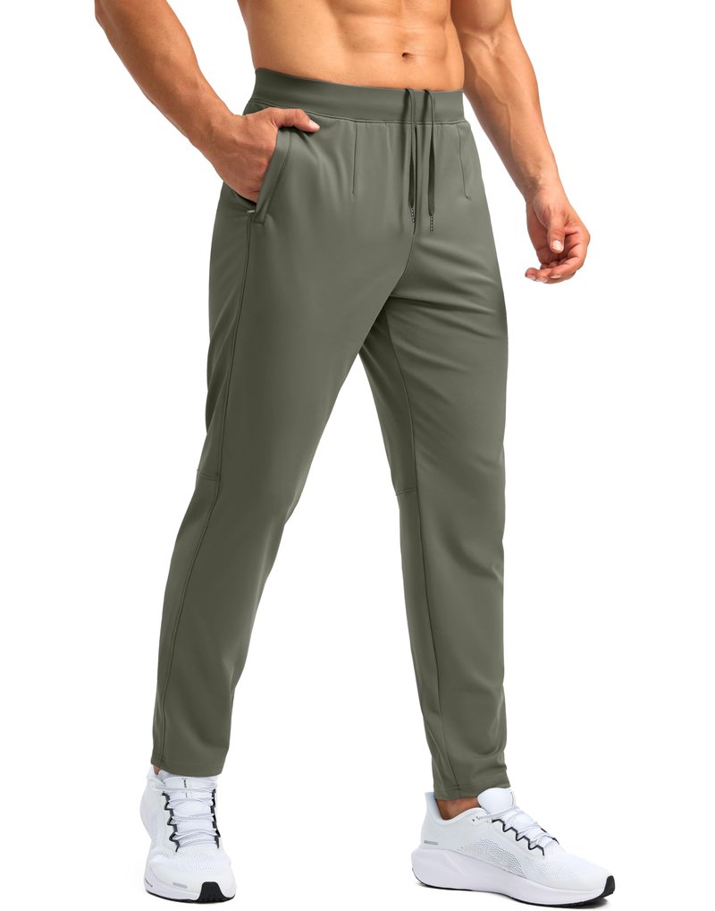 G Gradual 30"/32"/34" Inseam Tall Mens Sweatpants with Zipper Pockets Stretch Golf Workout Pants for Men Casual Athletic