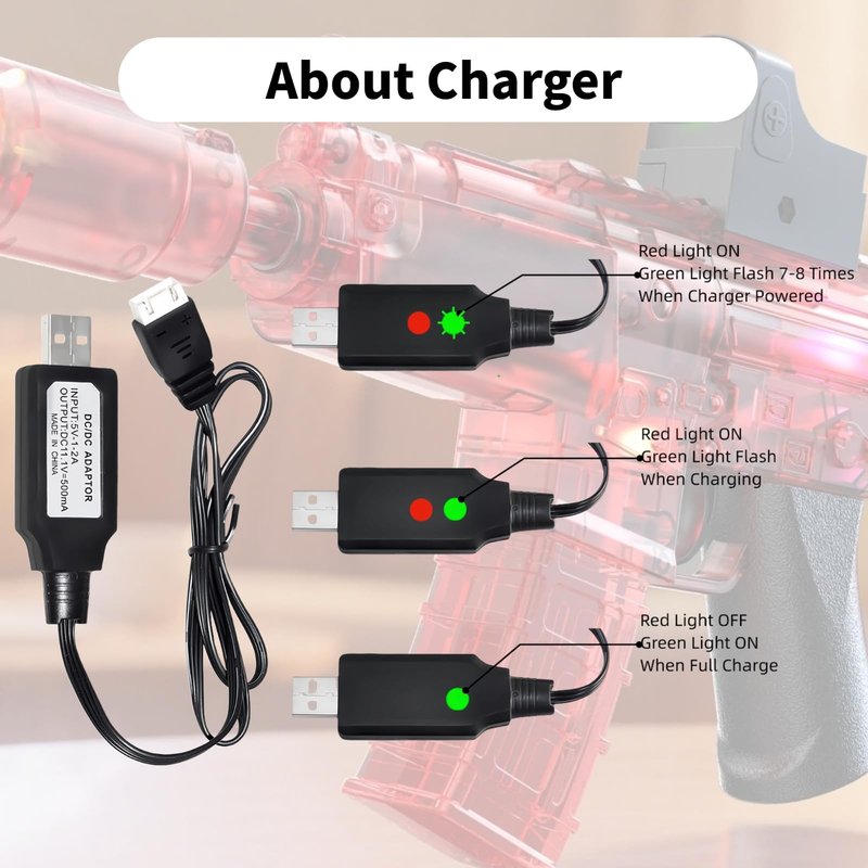 Itexkun 2 pcs 7.4V 1200mAh 5C Li-on Battery SM-2P Plug for Airsoft Gun Water Ball Gun Battery Gel Blaster