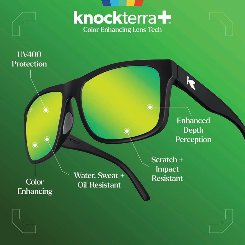 Knockaround Torrey Pines Sport Polarized Sunglasses for Men & Women - UV400 Protection - Running
