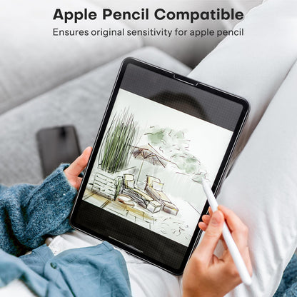 OMOTON Screen Protector for iPad Air 5th 4th Generation (Air 5/4, 10.9 Inch, 2022/2020) iPad Pro 11 Inch (2022/2021/2020/2019) Tablet - Tempered Glass, Case Friendly, Apple Pencil Compatible, 2 Pack