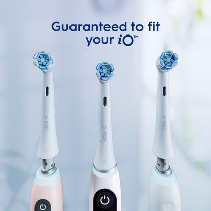 Oral-B iO Series Ultimate Clean Electric Toothbrush Replacement Brush Heads for an Oral-B Electric Toothbrush, 2 count, White