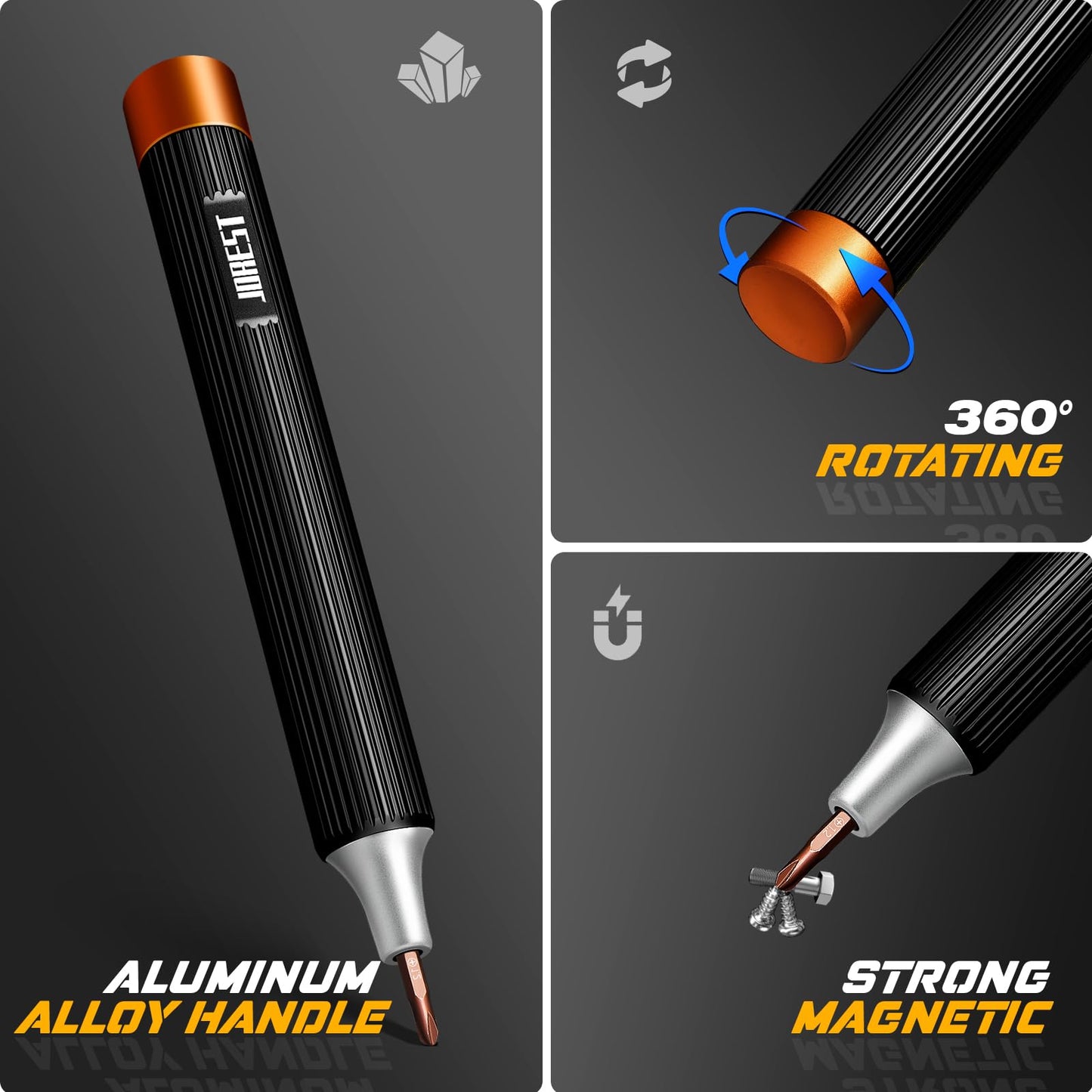 JOREST 32-In-1 Small Precision Screwdriver Set Magnetic, Valentines Day Gifts Gadgets Gifts for Men Him, Multi Bit Mini Repair Tool Kit with Torx for Electronic, Glasses, PS5/4, Camera, Phone, Laptop