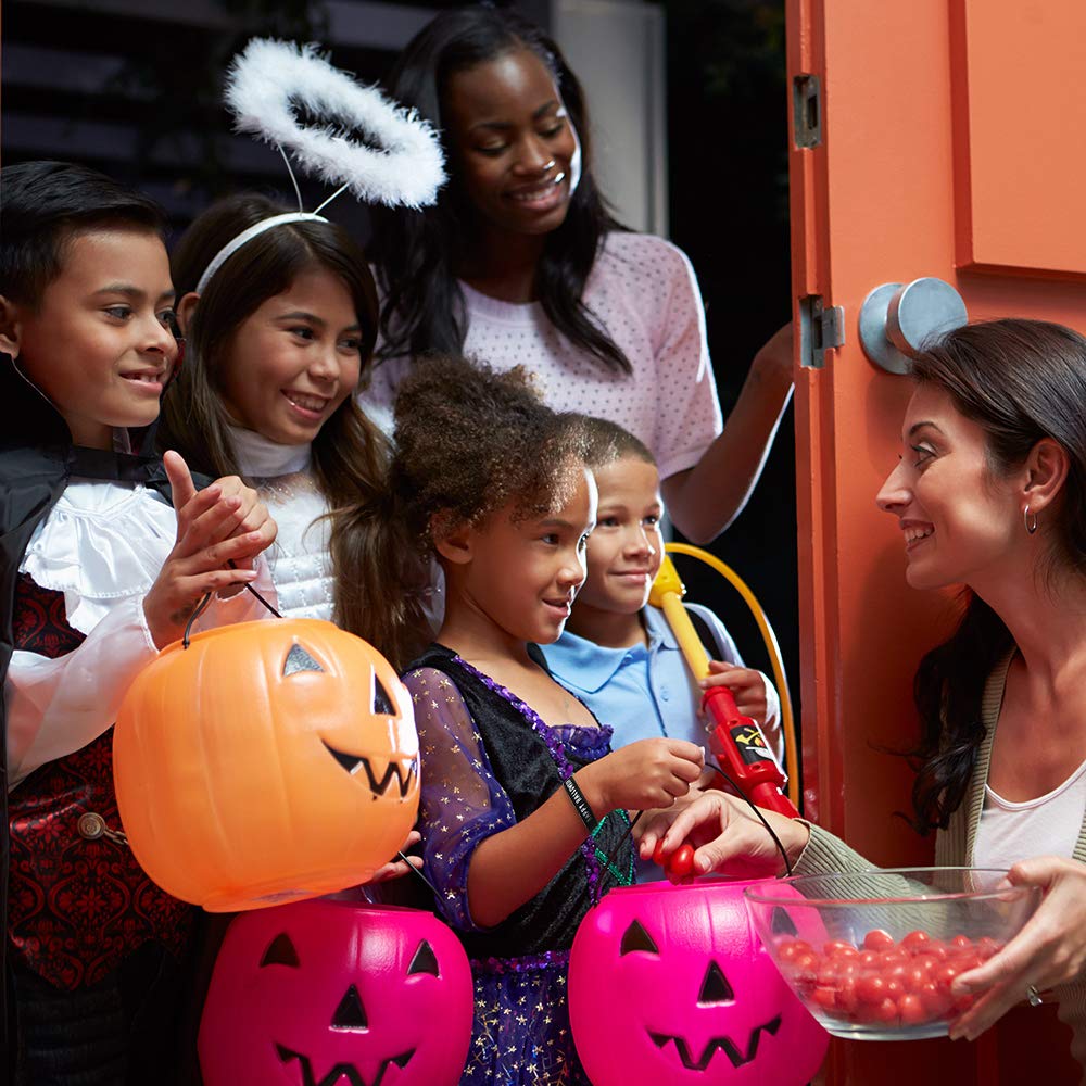 FEPITO 35 Pcs Halloween Wristband Silicone Wristbands 7 Classic Halloween Patterns Rubber Band Bracelets Halloween Trick or Treat Giveaways,Halloween Goodie Bag Fillers