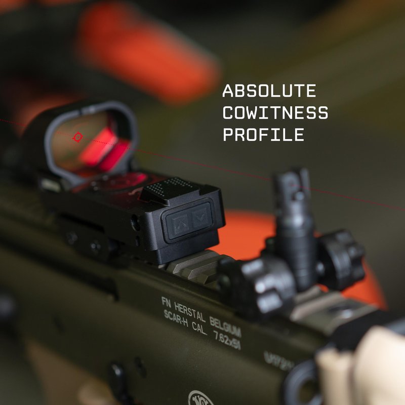 Monstrum Ares V2 Open Reflex Dot Sight for Rifles and Long Guns | with Shake Awake Illumination | Green Dot | A1 Circle Cross Reticle