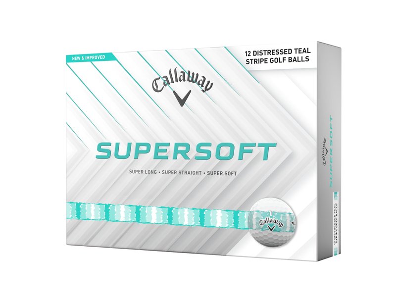 Callaway BL CG Supersoft 25 DIST STRP Teal 12B PK
