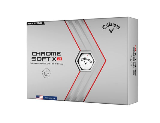 Callaway 2022 Chrome Soft X LS Dozen Golf Balls White