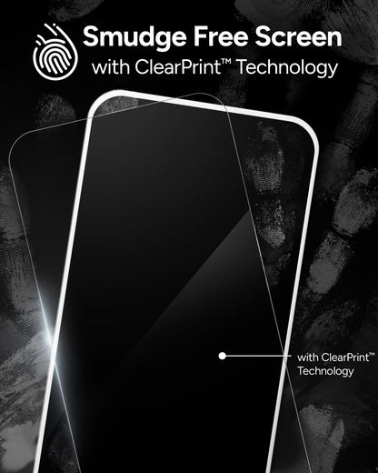ZAGG Glass+ Screen Protector for iPhone 16e/ 14/13/ 13 Pro - 3X Shatter Protection, High Scratch Resistance, Oil-Resistant, Reinforced Edges, InvisibleShield, Easy Install