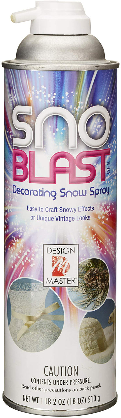Design Master 840 Snow Blast Spray, White, 32.48" Height