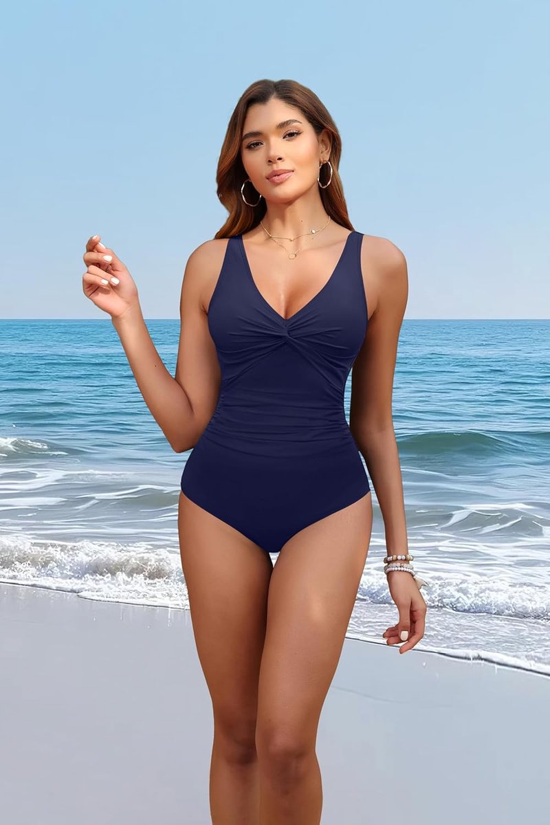 Women’s Tummy Control One Piece Swimsuit - Push Up Full Coverage Slimming Bathing Suit | Stylish Swimwear