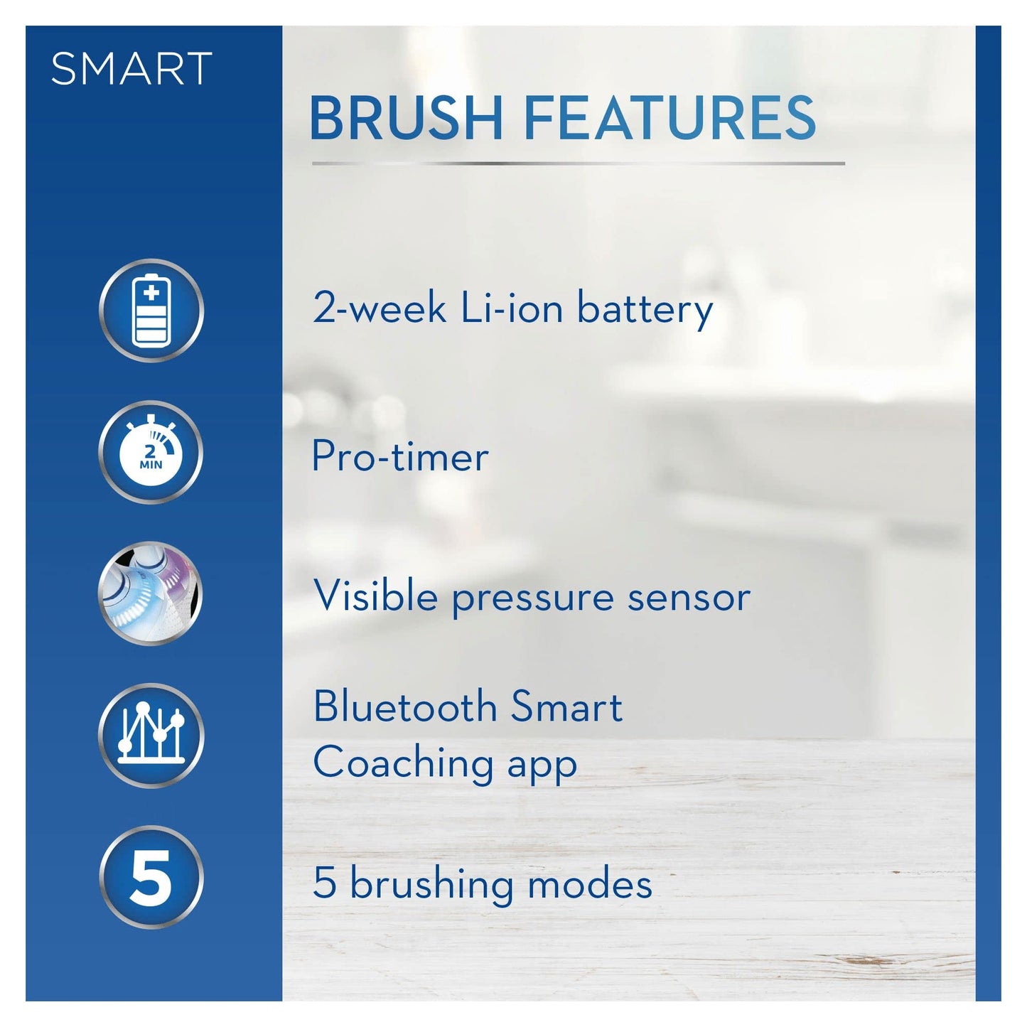Oral-B Smart 6 Electric Toothbrushes For Adults, App Connected Handle, 3 Toothbrush Heads & Travel Case, 5 Modes, Teeth Whitening, 2 Pin UK Plug, 6000N