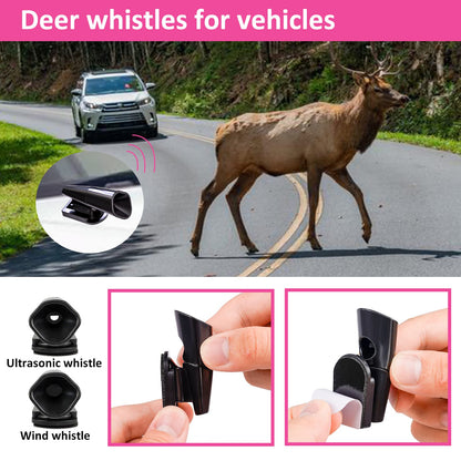 HLWDFLZ Car Roadside Emergency Kit - Pink Roadside Assistance Emergency Kit with Jumper Cables, Auto Tool Set, Deer Whistles, Winter Car Safety Roadside Assist Kit for Teen Girl and Ladies