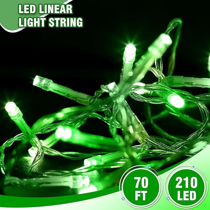 Outdoor String Lights (70FT, Green)