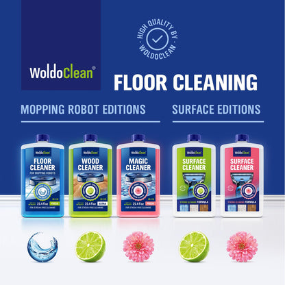 Floor Cleaner for robot vacuum with mop 750ml - ceramic, porcelain and stoneware tiles for 30-50 cleaning cycles