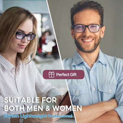 Blue Light Blocking Glasses For Men/Women Anti-Fatigue Computer Monitor Gaming Improve Sleep Reduce Eye Strain Gamer Glasses