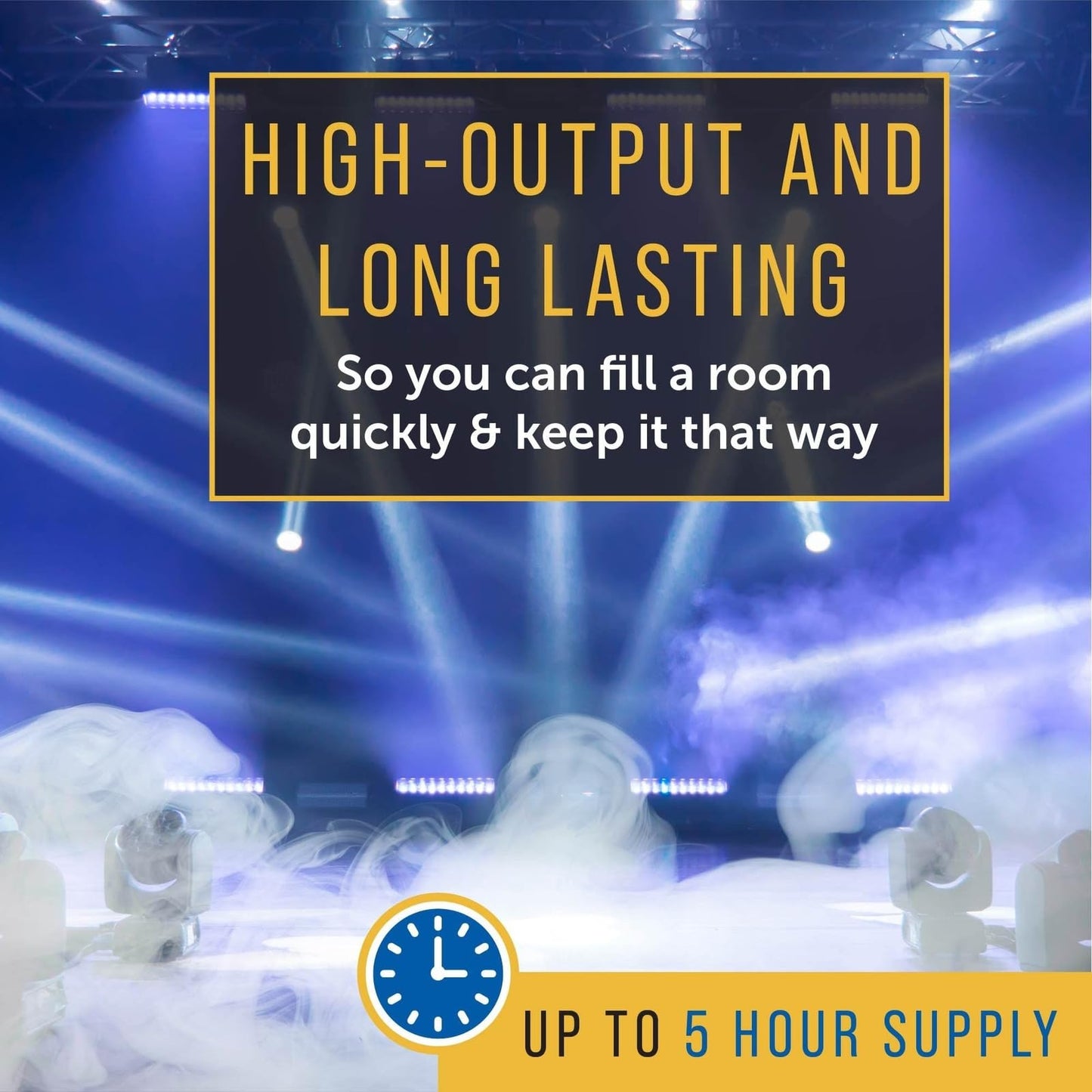 Maplefield Fog Juice High Density - 32 Oz Water Based Fogger Fluid - Long Lasting Smoke Machine Fog & Dry Ice for Smoke Effects - Compatible with 700+ Watt Machines