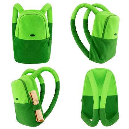 DAZCOS Green Backpack Anime Character Cartoon Unisex Cosplay Costume Accessories Bag for Adult Everday Use Halloween Party (Green)