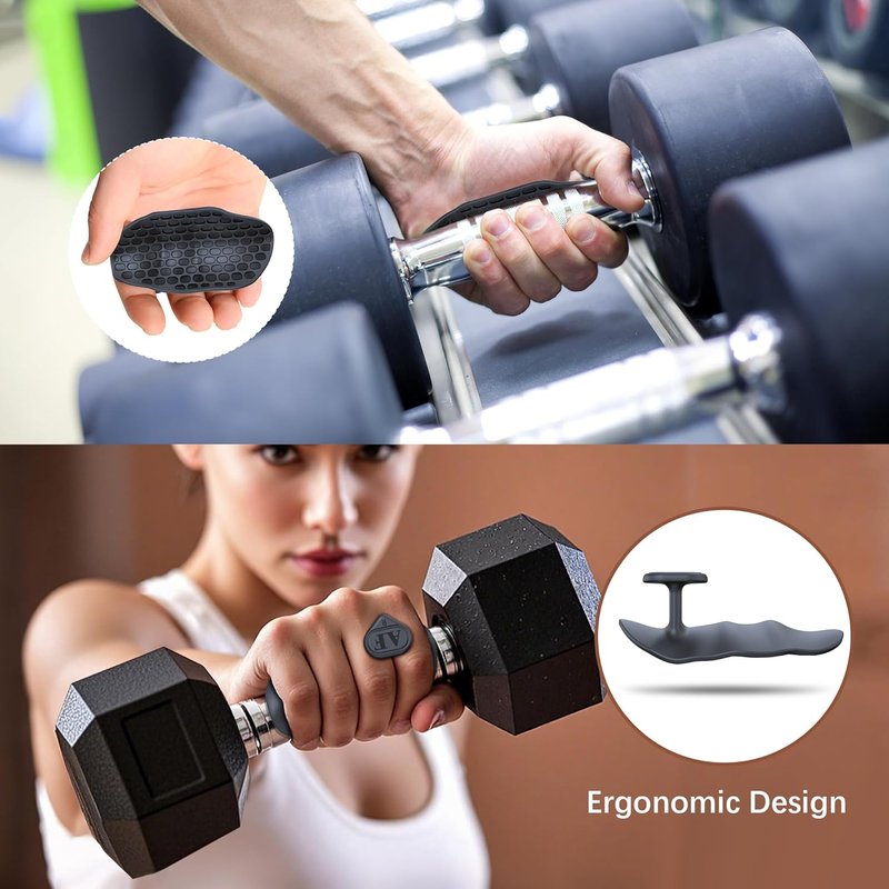 Anti-Slip Workout Grips - Ergonomic Hand Protector Gloves for Weight Lifting & Gym Training | Unisex, 2nd Gen