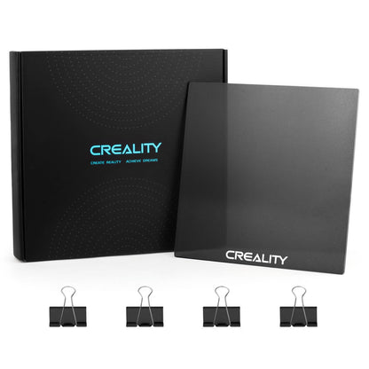 Creality Ender 3 V2 Glass Bed 3D Printer Platforms 235x235mm Upgraded Tempered Build Plate for Ender 3 V2/Neo,Ender 3 Pro,Ender 3/Neo,Ender 3 S1,Ender 3 S1 Pro,Ender 5&Pro,CR-20 Pro,CP-01