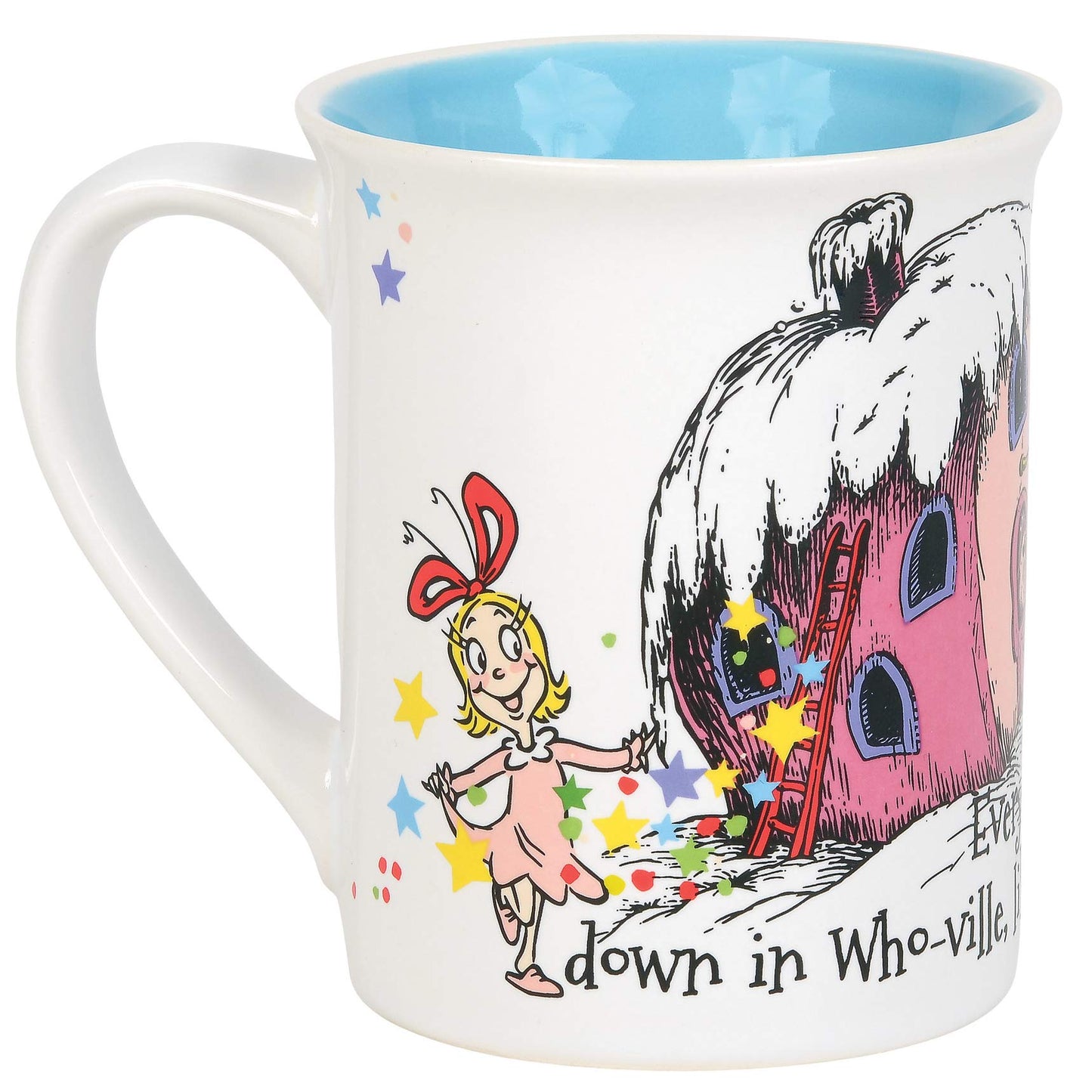 Department 56 The Grinch Cindy Lou Who Coffee Mug, 16 Ounce, Multicolor,6011014