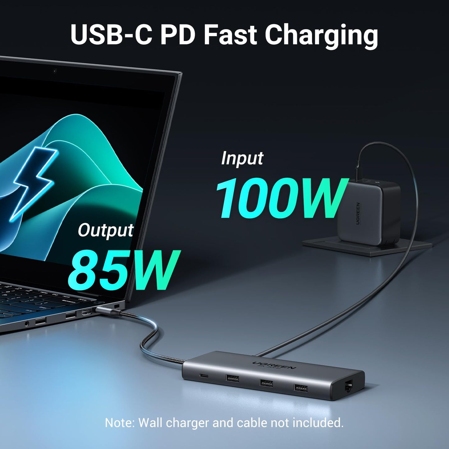 UGREEN Docking Station, Revodok Pro 210 USB C Hub (10-in-1) with Dual 4K@60Hz, Single 8K@30Hz, Gigabit Ethernet, 100W PD, 4x 5Gbps USB Data Ports, SD/TF, USB-C Dock for Thinkpad, HP, Dell Laptops