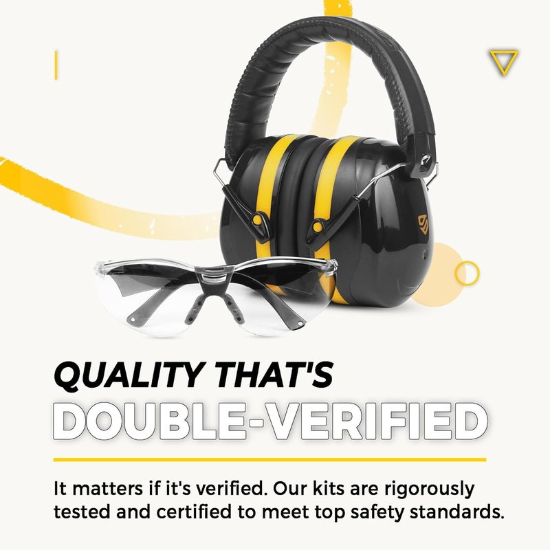 High-Performance Shooting Earmuffs & Eye Protection Glasses | Ultimate Comfort & Safety