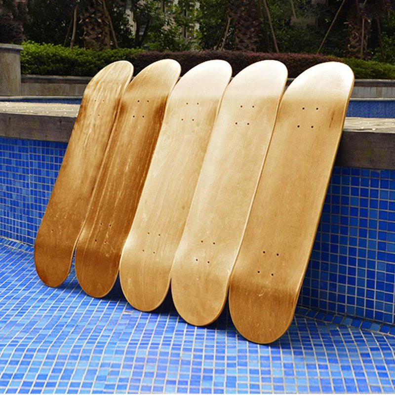 LOSENKA Maple Skateboard Decks Double Tail Skateboard Light Decks Free Skateboard Grip Tape 1 PCS