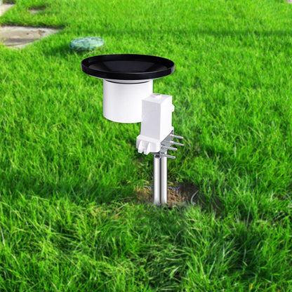 ECOWITT Rain Gauge, Weather Forecast High Precision Digital Rain Gauge Wireless Self-emptying Collector with Rainfall Alert Rainfall History Indoor Temperature Humidity WH5360A 868…