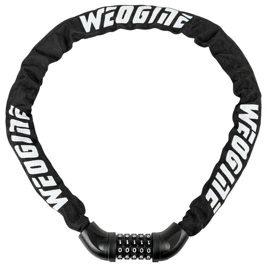 Bike Lock with Numbers and high Security Level, Bike Chain Lock, Bicycle Locks, 5 Digit Combination Lock for Bike, Bicycle, Scooter, Motorcycle, Door, Gate, Fence