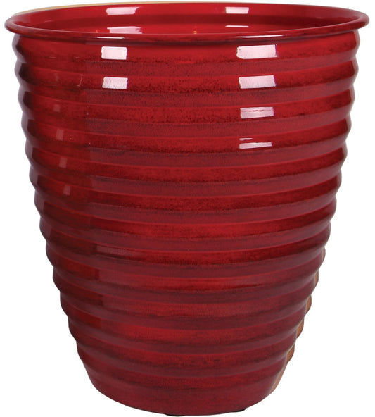 Robert Allen MPT01978 Avondale Classic Flower Pot, 14", Autumn Blaze