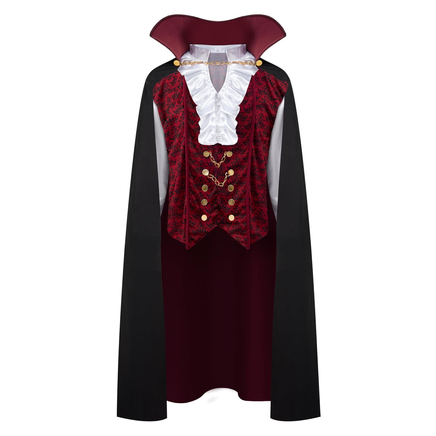 Spooktacular Creations Halloween Men Vampire Costume,Halloween Men's Vampire Cape, Dracula Costume Men