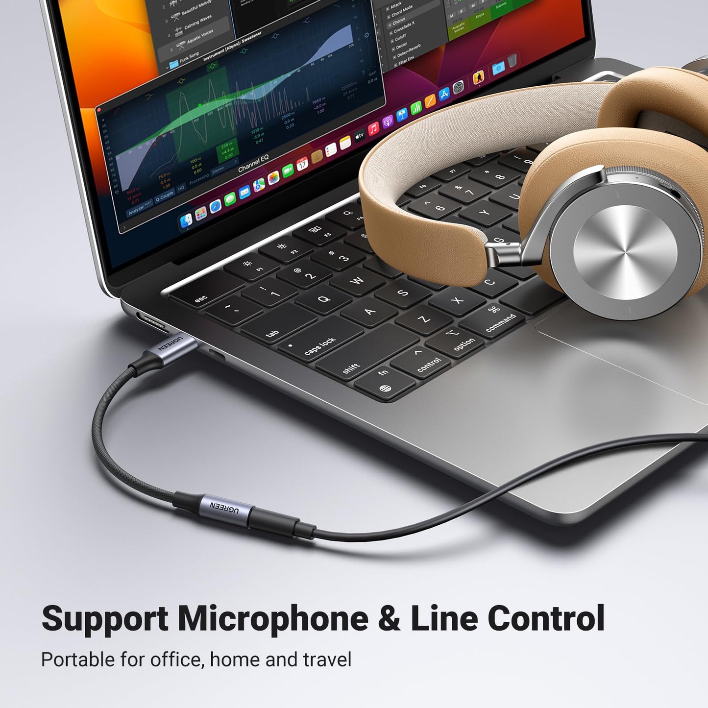 UGREEN USB C to 3.5mm Jack DAC Hi-Fi Stereo Audio Type C Aux Headphone Adapter Compatible with iPhone 17 Pro Max/16/15 Galaxy S25 Ultra S24 S23 A55 A56 2025 iPad Air/Pro/Mini Pixel 10/9 (Silver)