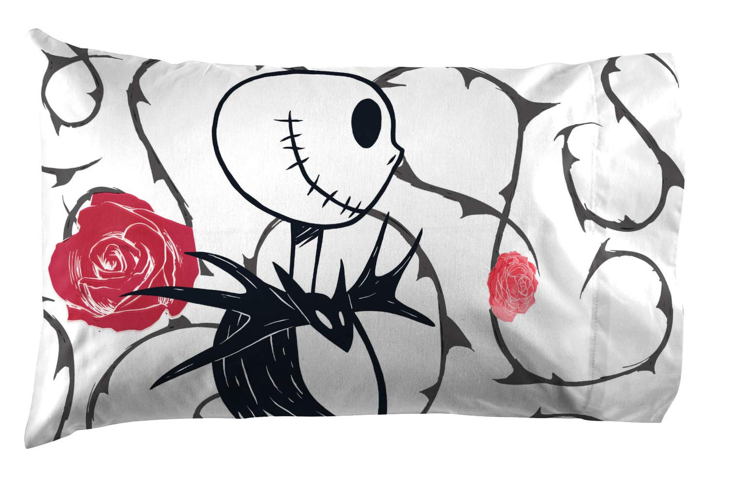 Jay Franco Disney Nightmare Before Christmas Moonlight 7 Piece Full Bed Set - Includes Reversible Comforter & Sheet Set - Features Jack Skellington and Sally - Super Soft Microfiber