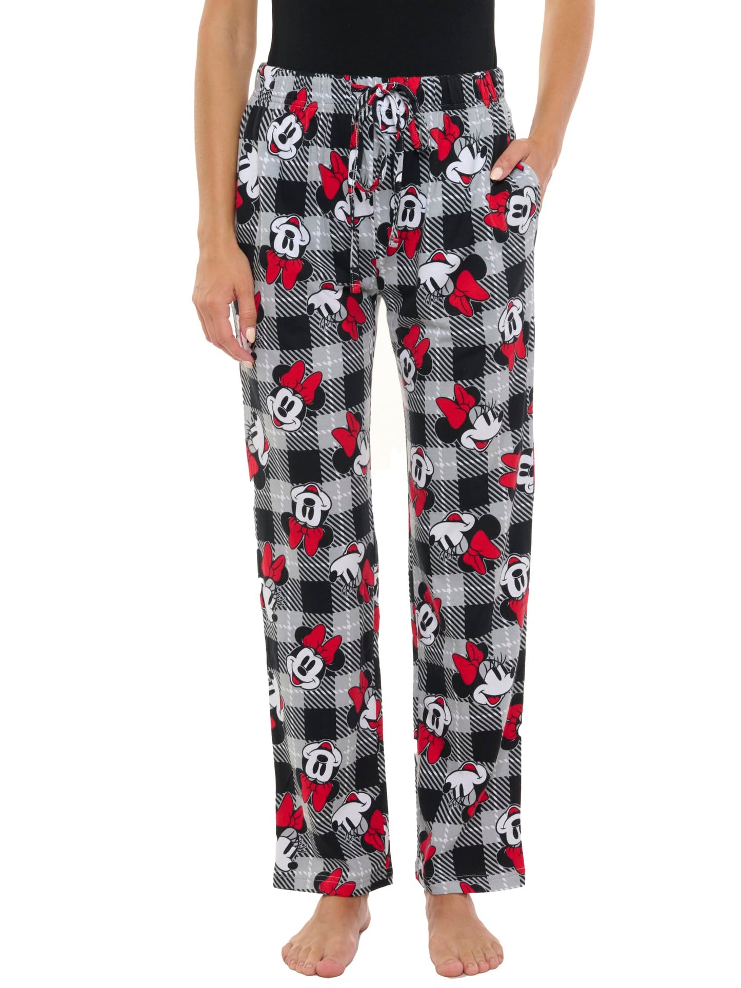 Disney Womens Lounge Pants Pajama Bottoms Plus Size (Minnie Mouse, 4X)