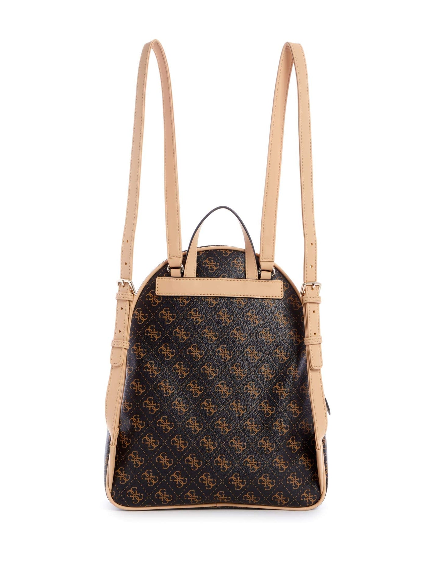 GUESS Women's Manhattan Large Backpack, Brown, One Size